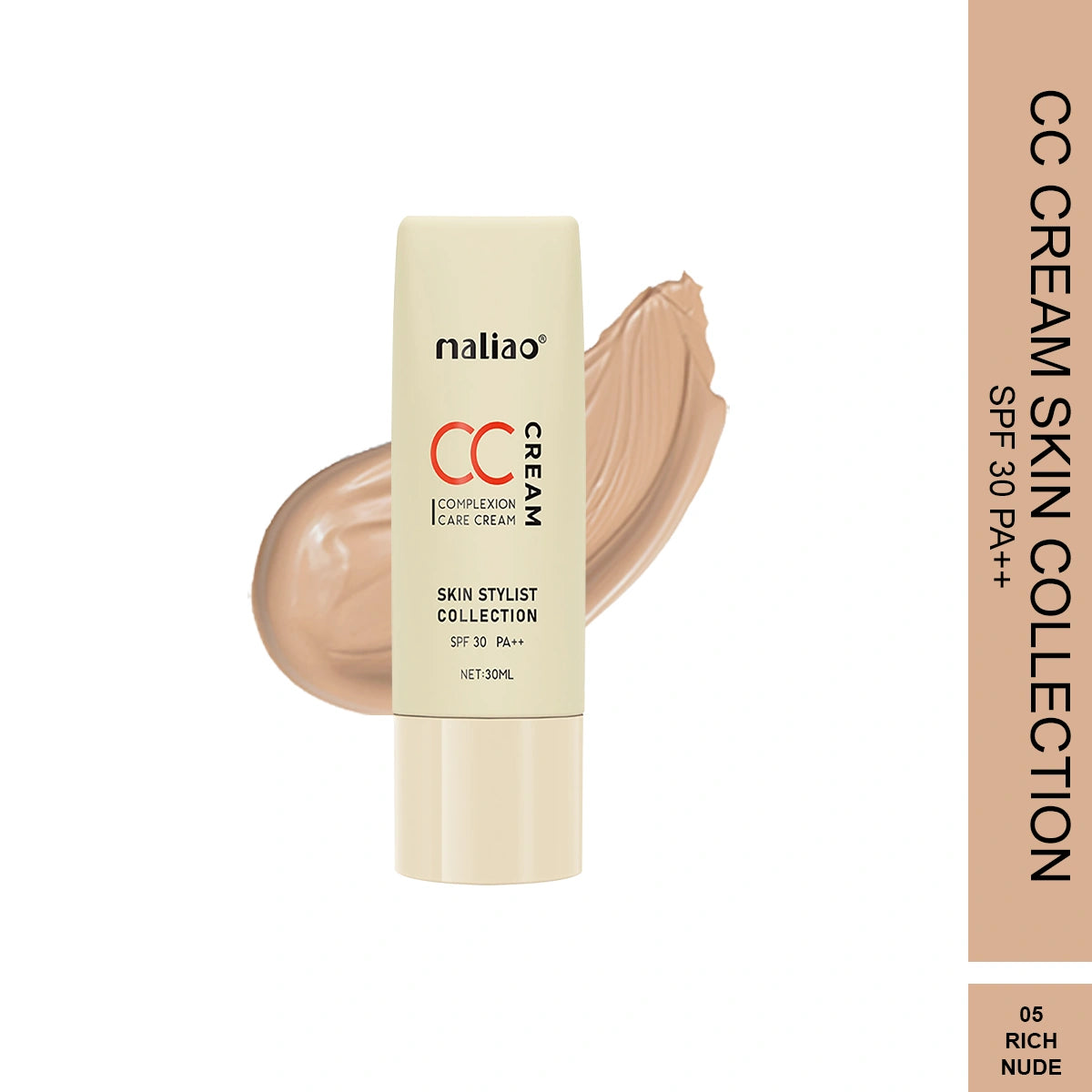 Maliao CC Cream - SPF 30 PA All-In-One Complexion Perfector (30ml)
